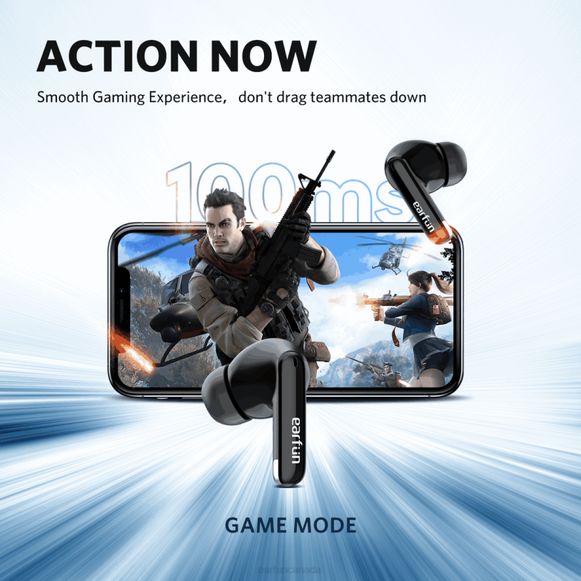 EarFun Headphones Air Mini 2 R0D4V16 Black