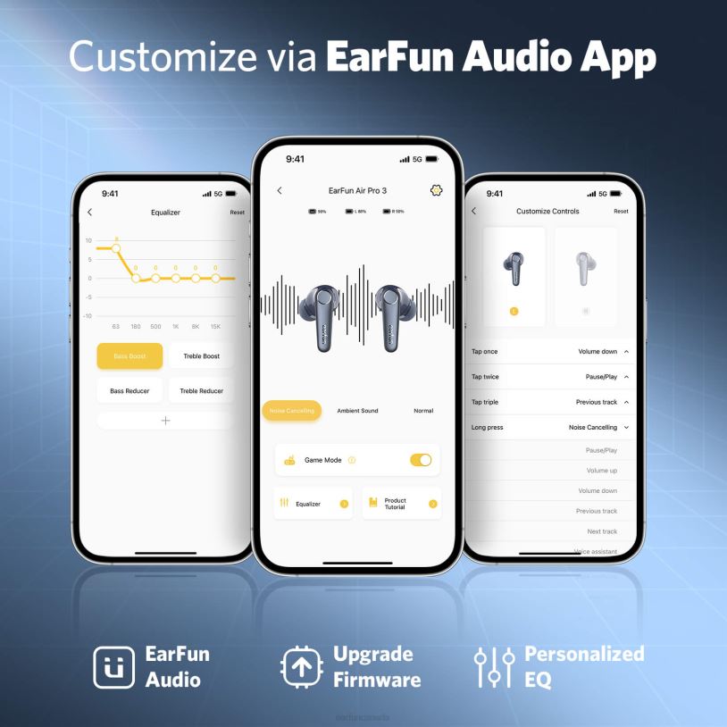 EarFun Headphones Air Pro 3 R0D4V5 Navy Blue