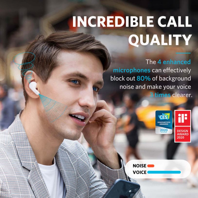 EarFun Headphones Air R0D4V15 White