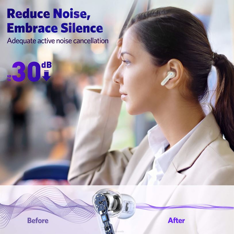 EarFun Headphones Air S R0D4V10 Oat White