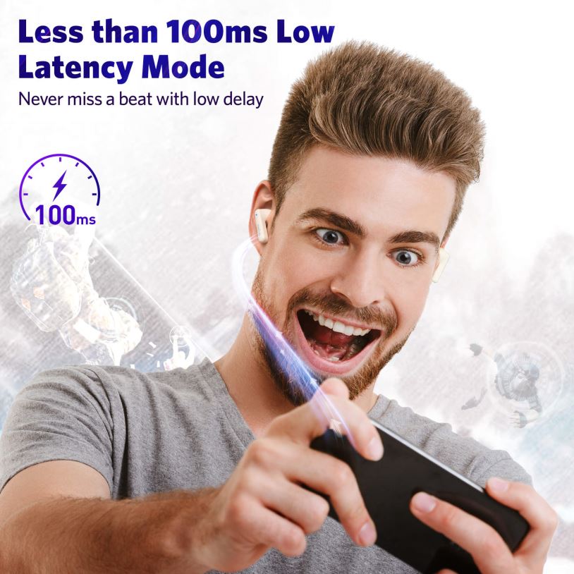 EarFun Headphones Air S R0D4V10 Oat White