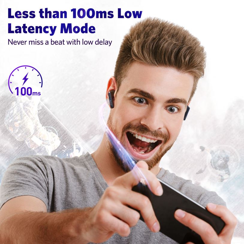 EarFun Headphones Air S R0D4V9 Black