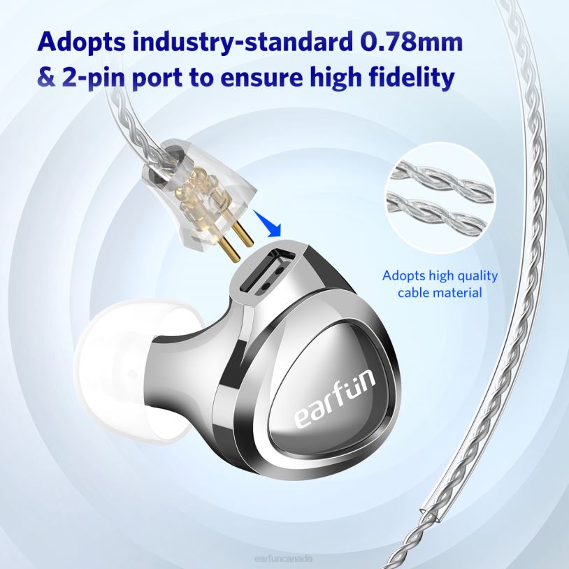 EarFun Headphones EH100 R0D4V8 Silver