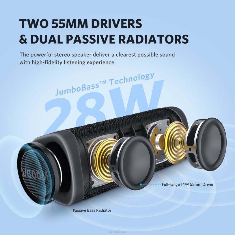 EarFun Speakers UBOOM L R0D4V21 Black